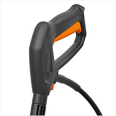 <strong class="attributes-item-title">Engate rápido na pistola</strong>

Com o sistema de engate rápido, a mangueira de alta pressão pode ser facilmente conectada à pistola da lavadora.